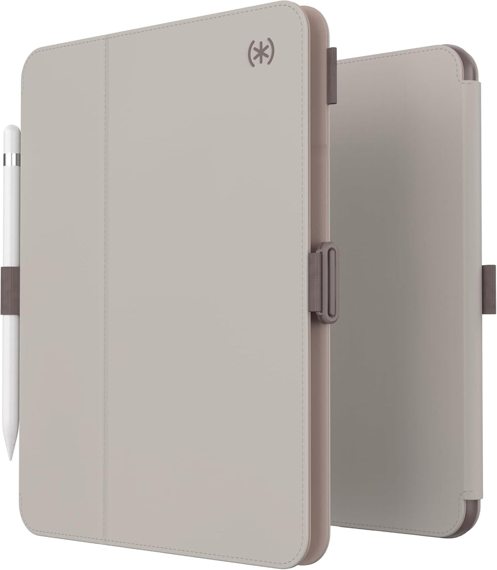 Speck iPad 10th Generation Case 2022 - Slim Multi Range Stand, Hard Back Case -Apple Pencil Holder & Drop Protection - 10.9 Inch iPad, Camera Shield - Plumberry, Crushed Apple, Crepe Pink BalanceFolio