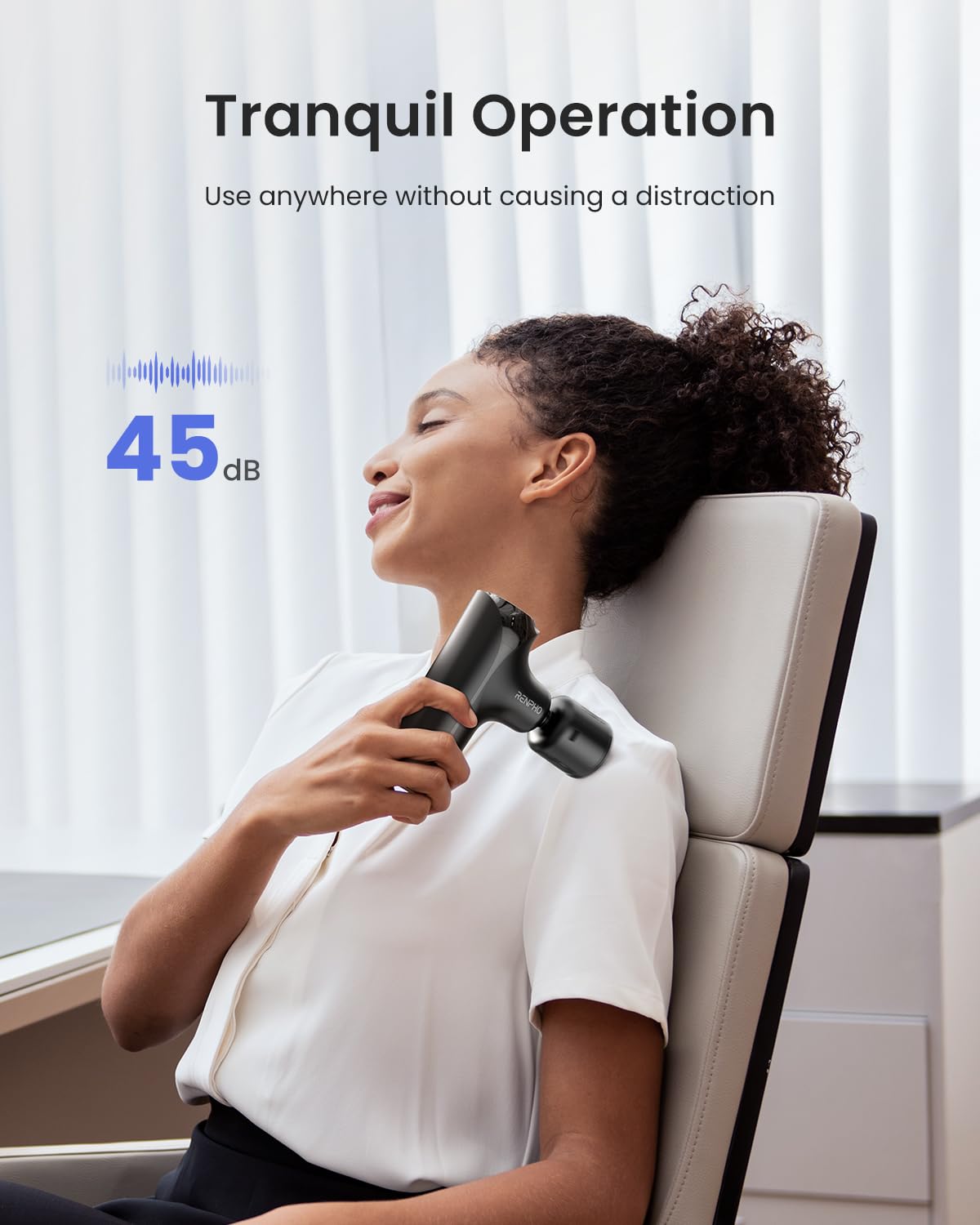 RENPHO Active Thermacool 2 Massage Gun with Heat and Cold, VA Display | Handheld 10mm Deep Tissue Massager for Neck, Back, Muscle Comfort, FSA Eligible Gift for Men, Athletes, Women, HSA