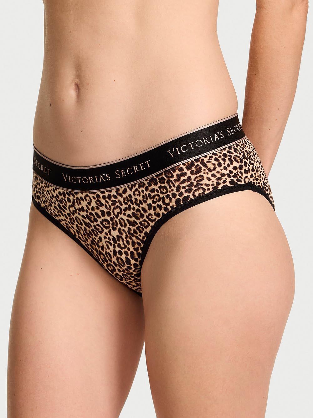 Victoria's Secret Women's Cotton Logo Hipster Underwear, Moderate Coverage Panties for Women, Multi Pack (XS-XXL)