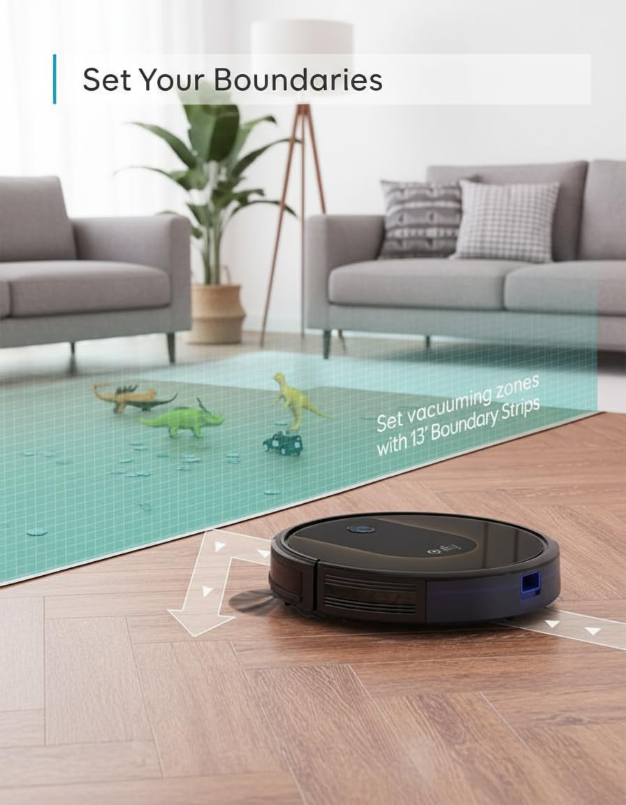 eufy 11S MAX Robot Vacuum Cleaner, Super Thin, Quiet | Self-Charging, Easy to use, Cleans Hard Floors to Medium-Pile Carpets, Black