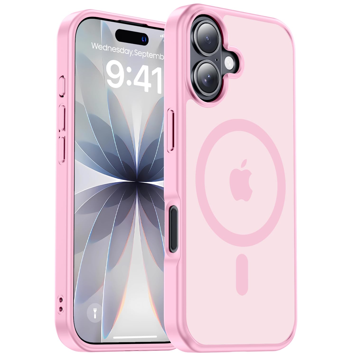 for iPhone 17 Pro Max case with Camera Lens Protector[10Ft Military-Grade Protection] Compatible with fit MagSafe Shockproof Slim Thin Cover case for iPhone 17 Pro Max 6.9 inch, Orange Bumper