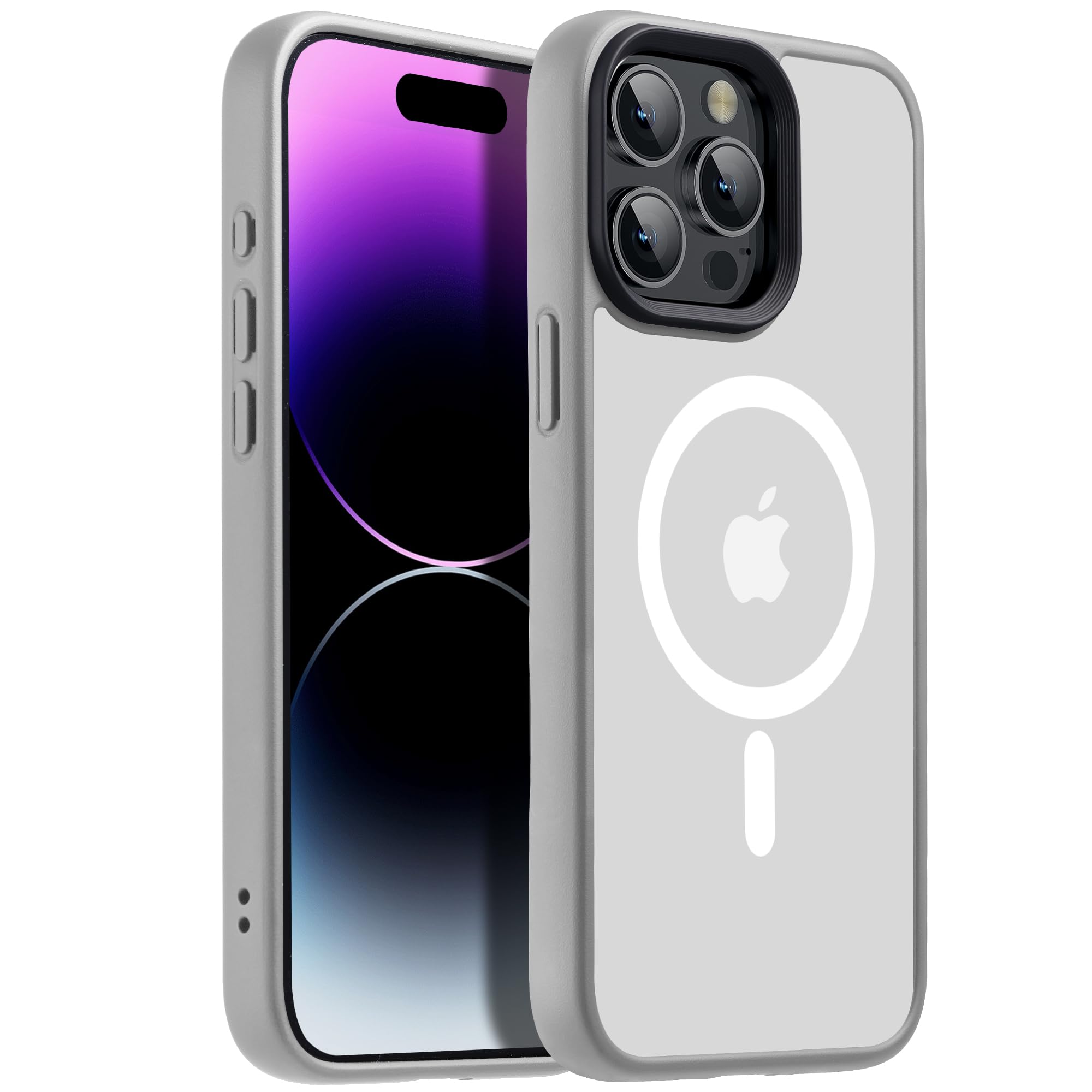 for iPhone 17 Pro Max case with Camera Lens Protector[10Ft Military-Grade Protection] Compatible with fit MagSafe Shockproof Slim Thin Cover case for iPhone 17 Pro Max 6.9 inch, Orange Bumper