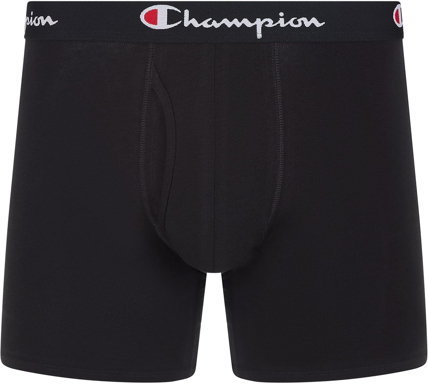Champion Men's Everyday Cotton Stretch 5 Pack Boxer Briefs, Total Support Pouch, Moisture-Wicking, No Ride-up Fit