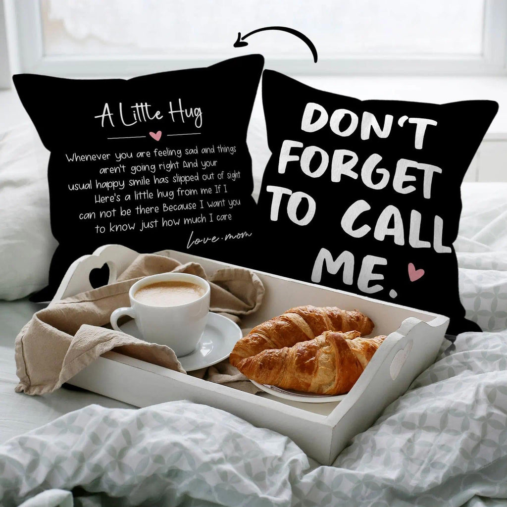 HIWX College Dorm Decor,Funny Have Fun Be Safe Make Good Choices Call Your Mom Decorative 18 x 18 Throw Pillow Cover,Call Your Mom Pillow,Throw Pillows for Dorm Bed Room Student Decor Pillowcase