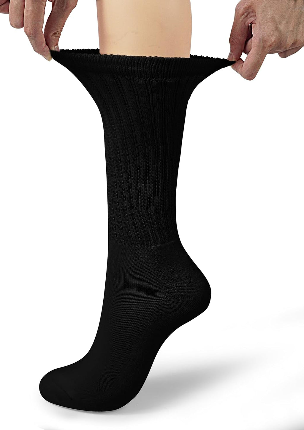 BomKinta Crew Slouch Socks Women - Retro Scrunch Short Sock - Soft Solid Ankle Socks - Gifts for Womens Size 5-11