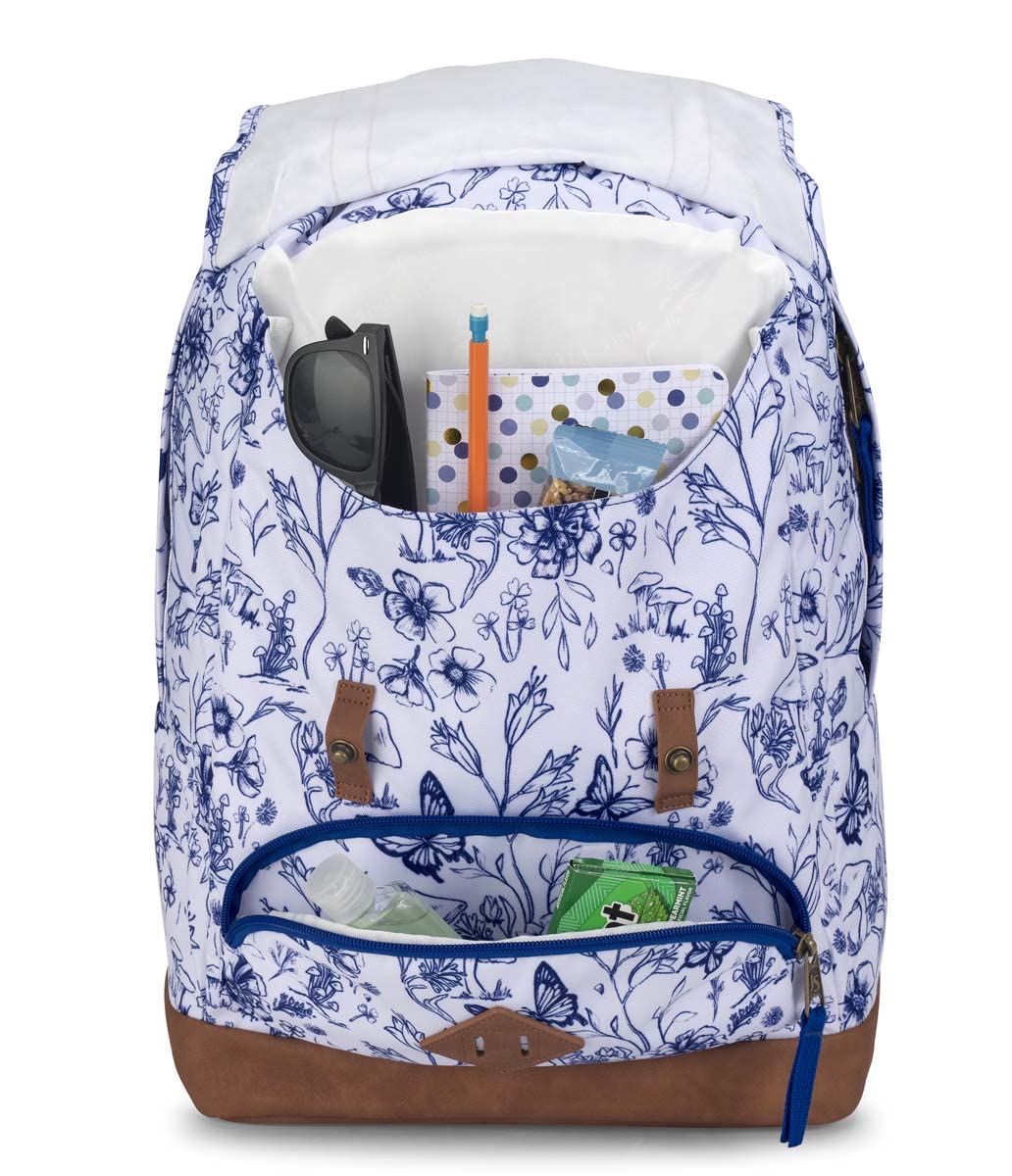 JanSport Cortlandt Laptop Backpack, Misty Rose, 15” Laptop Sleeve-Synthetic Leather Shoulder Computer Bag with Large Compartment, Padded Straps-Book Rucksack for Men, Women