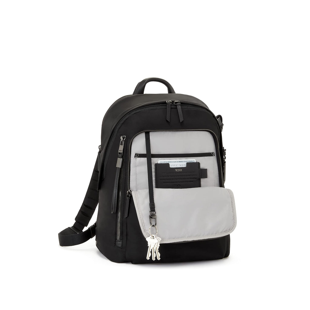 TUMI - Voyageur Halsey Backpack - Travel Backpack - For Business, Fashion, Commute - Holds Up to 14" Screens - Black & Gold