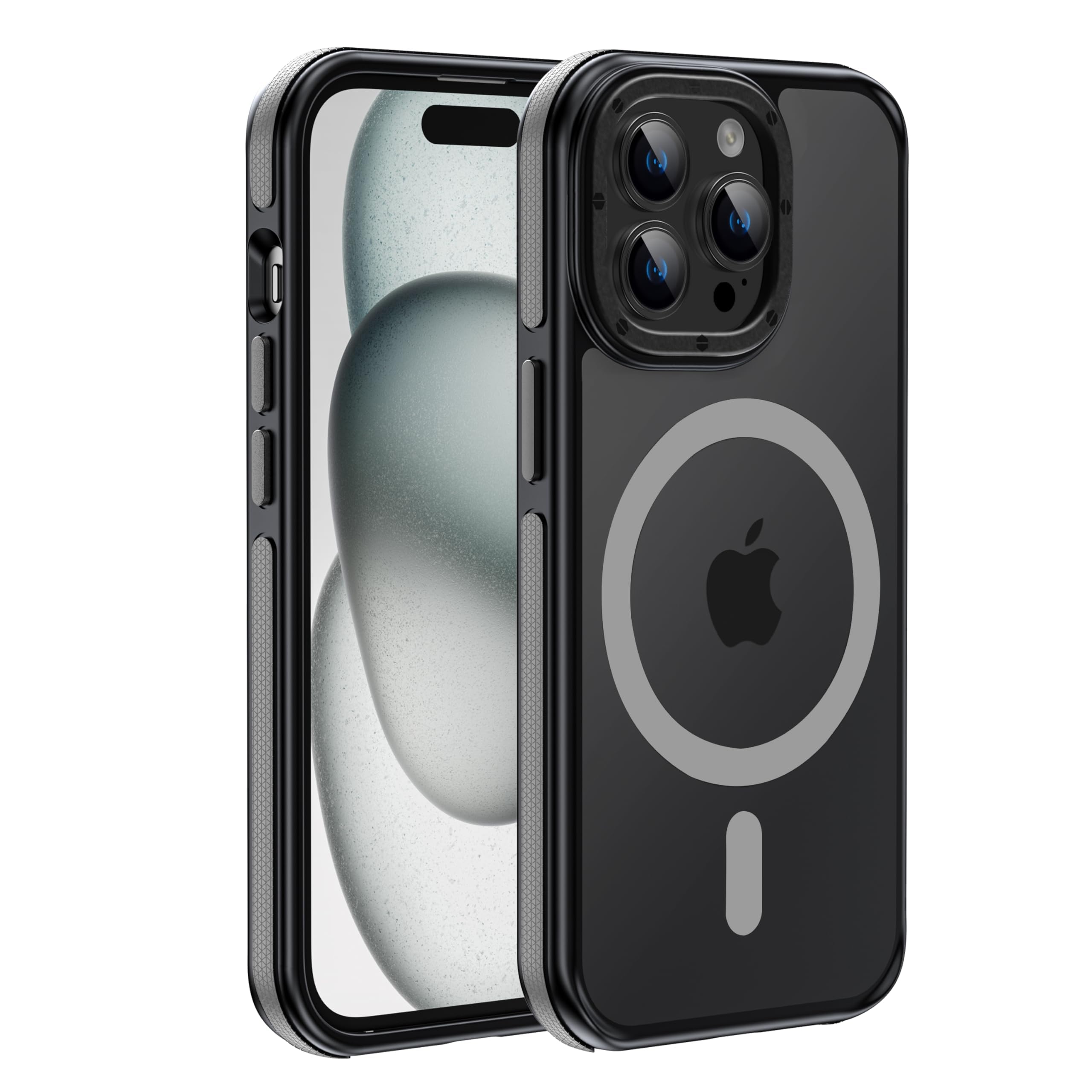 for iPhone 17 Pro Max case with Camera Lens Protector[10Ft Military-Grade Protection] Compatible with fit MagSafe Shockproof Slim Thin Cover case for iPhone 17 Pro Max 6.9 inch, Orange Bumper