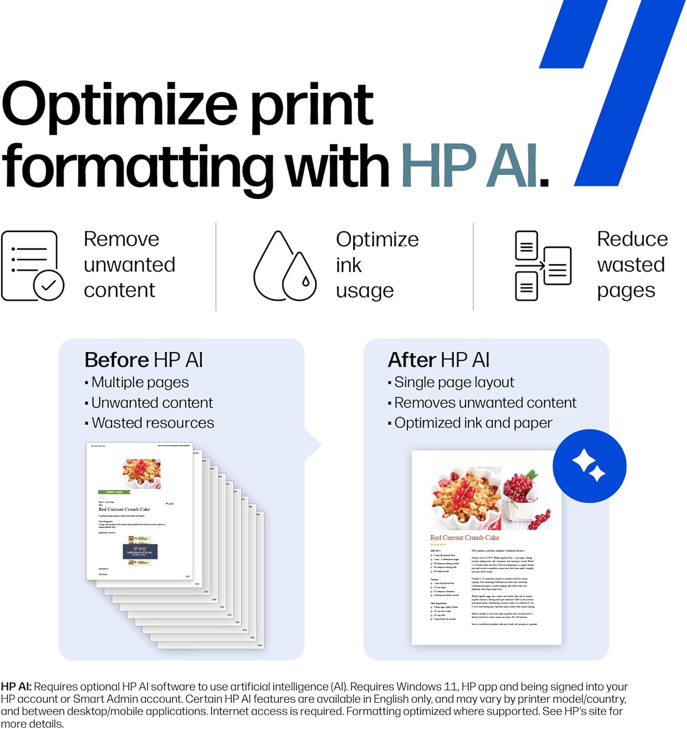 HP OfficeJet Pro 9135 Wireless All-in-One Color Inkjet Printer, Print, Scan, Copy, Fax, ADF, Duplex Print/scan, Best-for-Office, 3 Month Trial of Instant Ink Included, AI-Capable (C2WM0A)