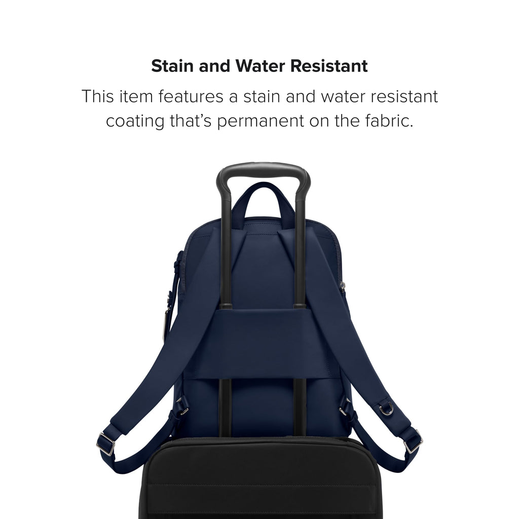 TUMI - Voyageur Halsey Backpack - Travel Backpack - For Business, Fashion, Commute - Holds Up to 14" Screens - Black & Gold
