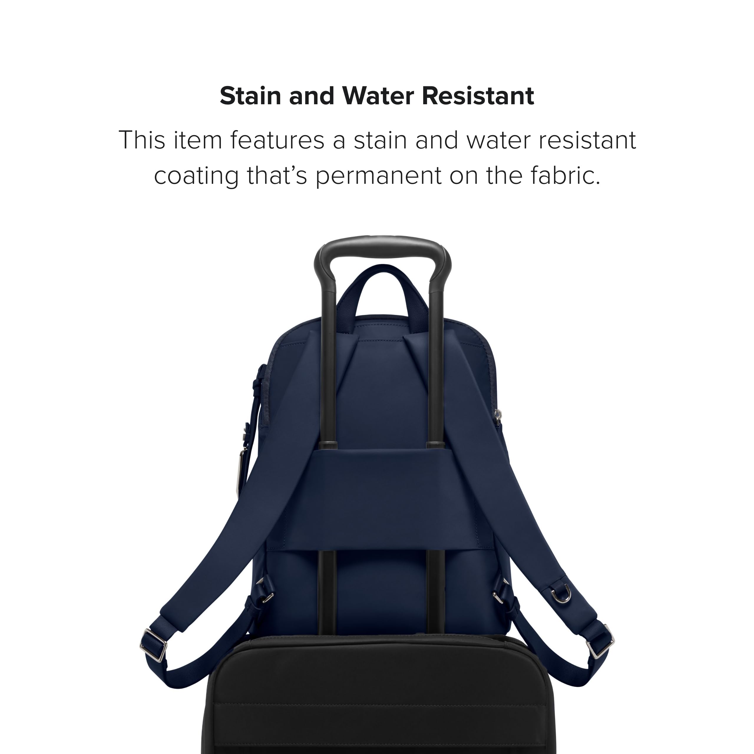 TUMI - Voyageur Halsey Backpack - Travel Backpack - For Business, Fashion, Commute - Holds Up to 14" Screens - Black & Gold
