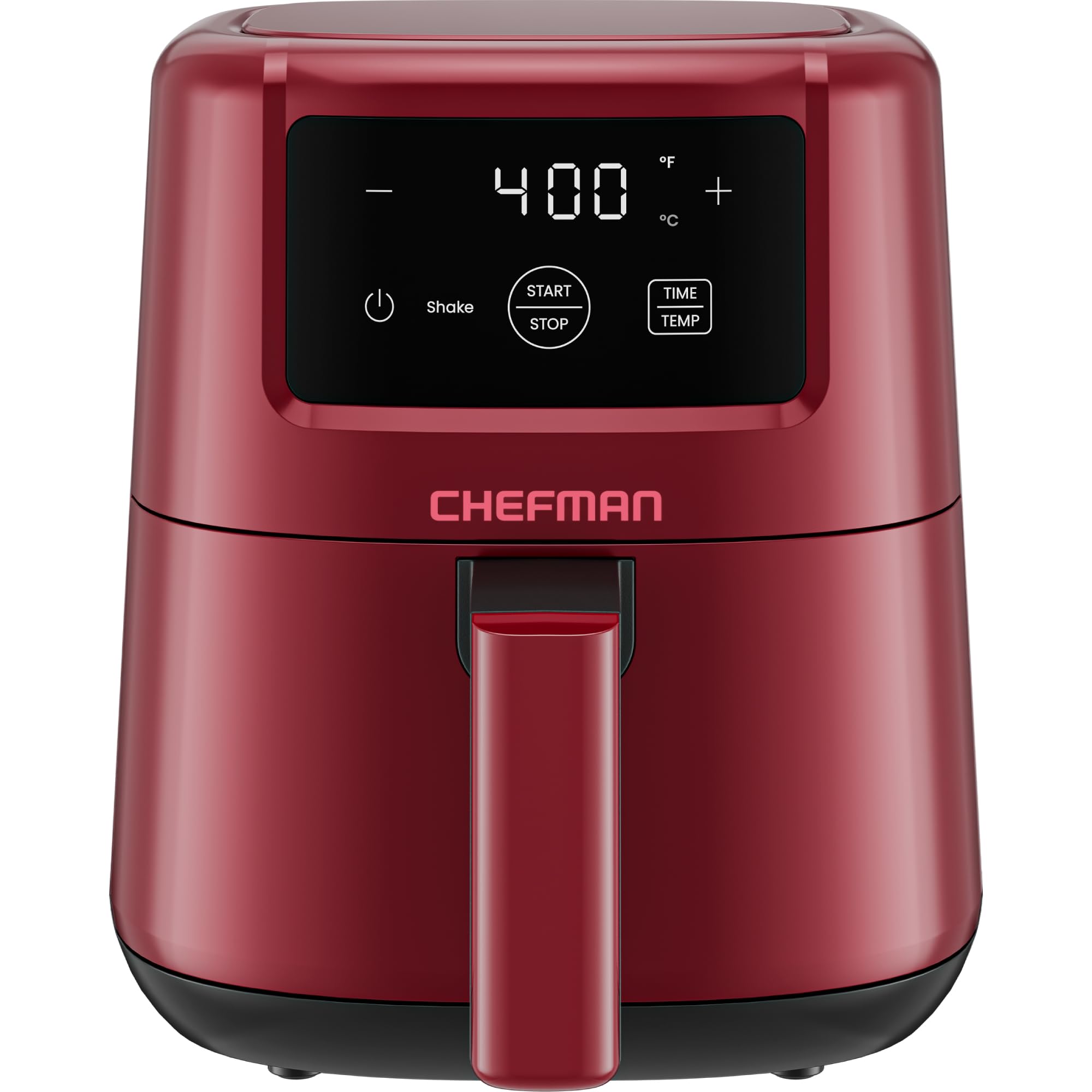CHEFMAN 2 Qt Mini Air Fryer – Digital Space-Saving Compact Air Fryer with Nonstick and Dishwasher Safe Basket, Quick & Easy Meals in Minutes, Features Digital Timer and Shake Reminder – Black