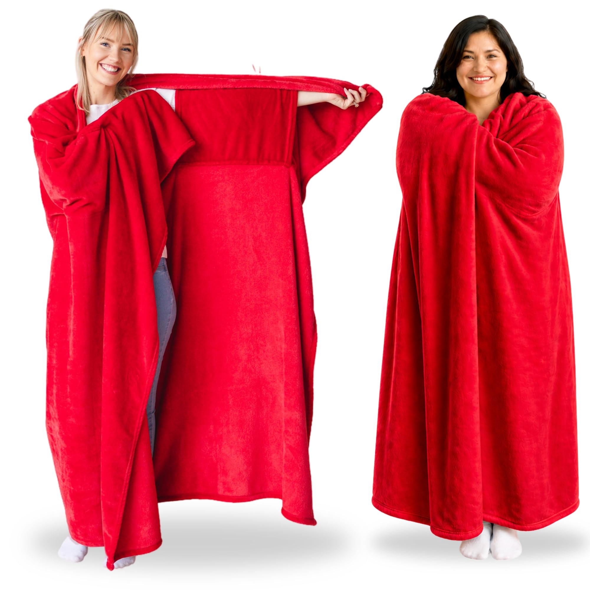 Super Blanky Wearable Blankets for Women & Men, Graduation Day Gift for Her, Cozy Gifts for Women, Wife Birthday Gifts Ideas