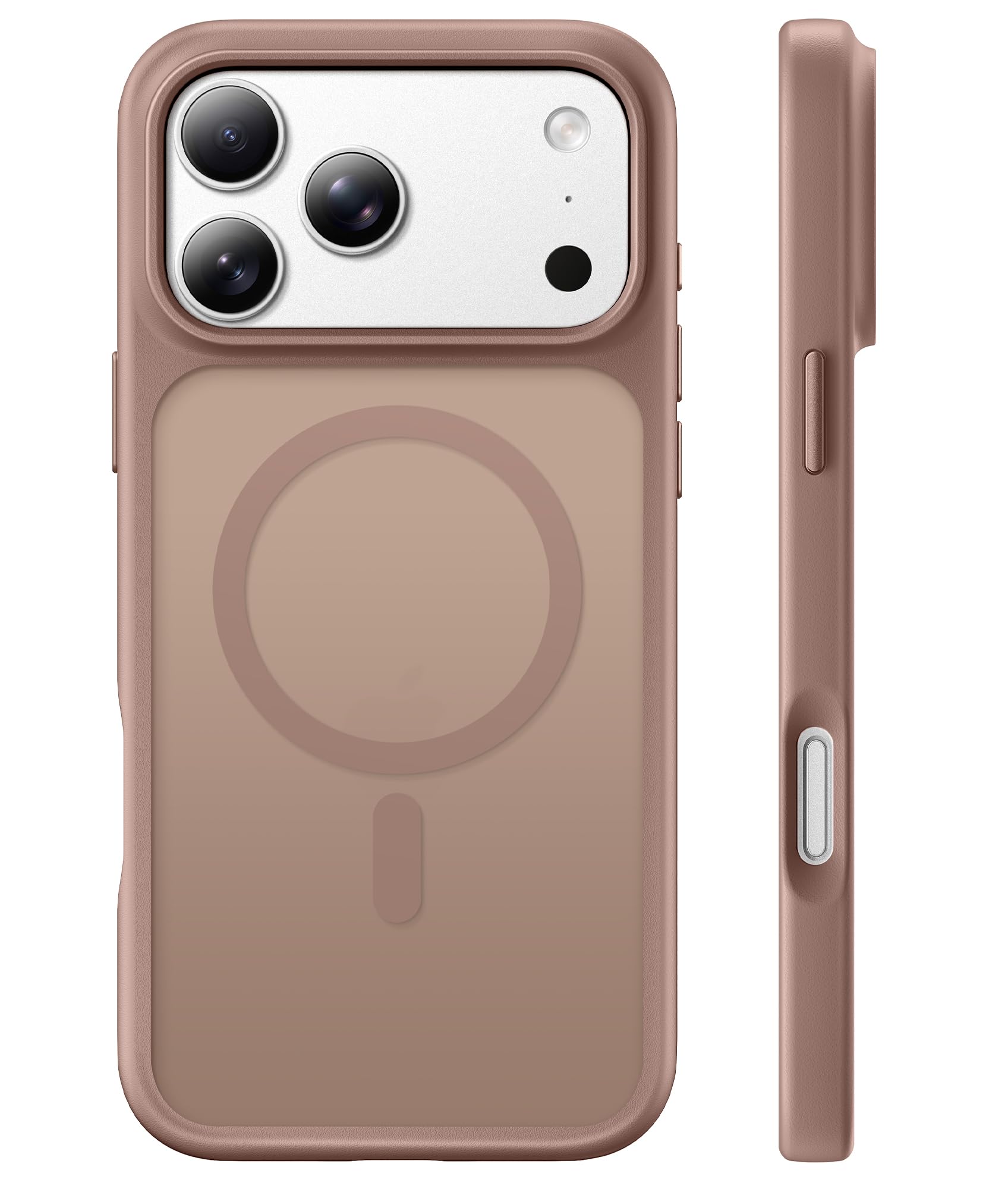 Magnetic for iPhone 17 Pro Max Case, Compatible with MagSafe, [Military Grade Drop Protection] Translucent Matte Shockproof Protective Anti-Fingerprint Phone Case, 6.9", Dark Purple