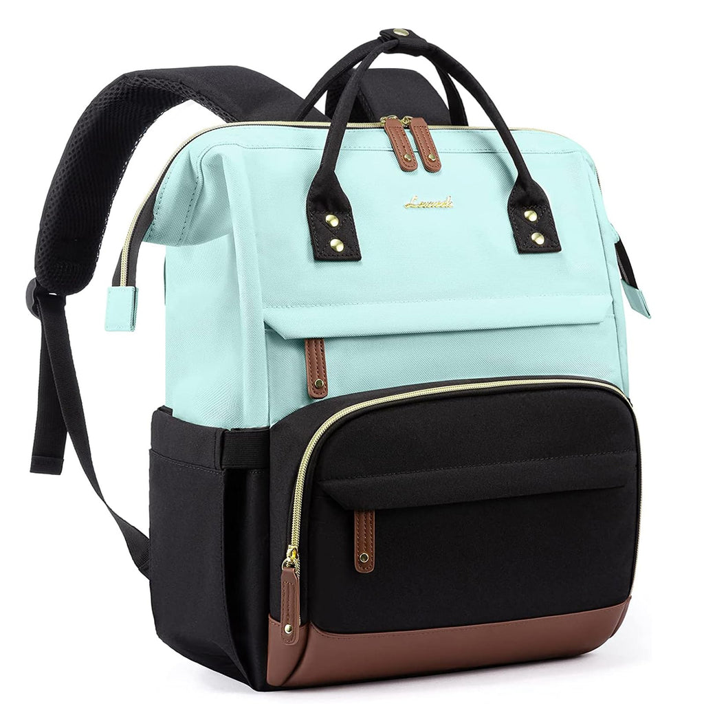 LOVEVOOK Laptop Backpack for Women, 15.6 Inch Work Business Backpacks Purse With Large Capacity, Waterproof Nurse Bag College Bookbag for School, Waterproof Casual Daypack for Travel