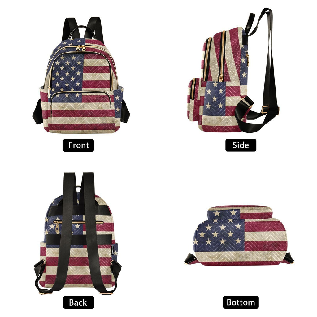 ALAZA Sun Moon Stars Witchy Small Backpack Purse for Women Travel Bag Fashion Daypack Back Pack Shoulder Bag