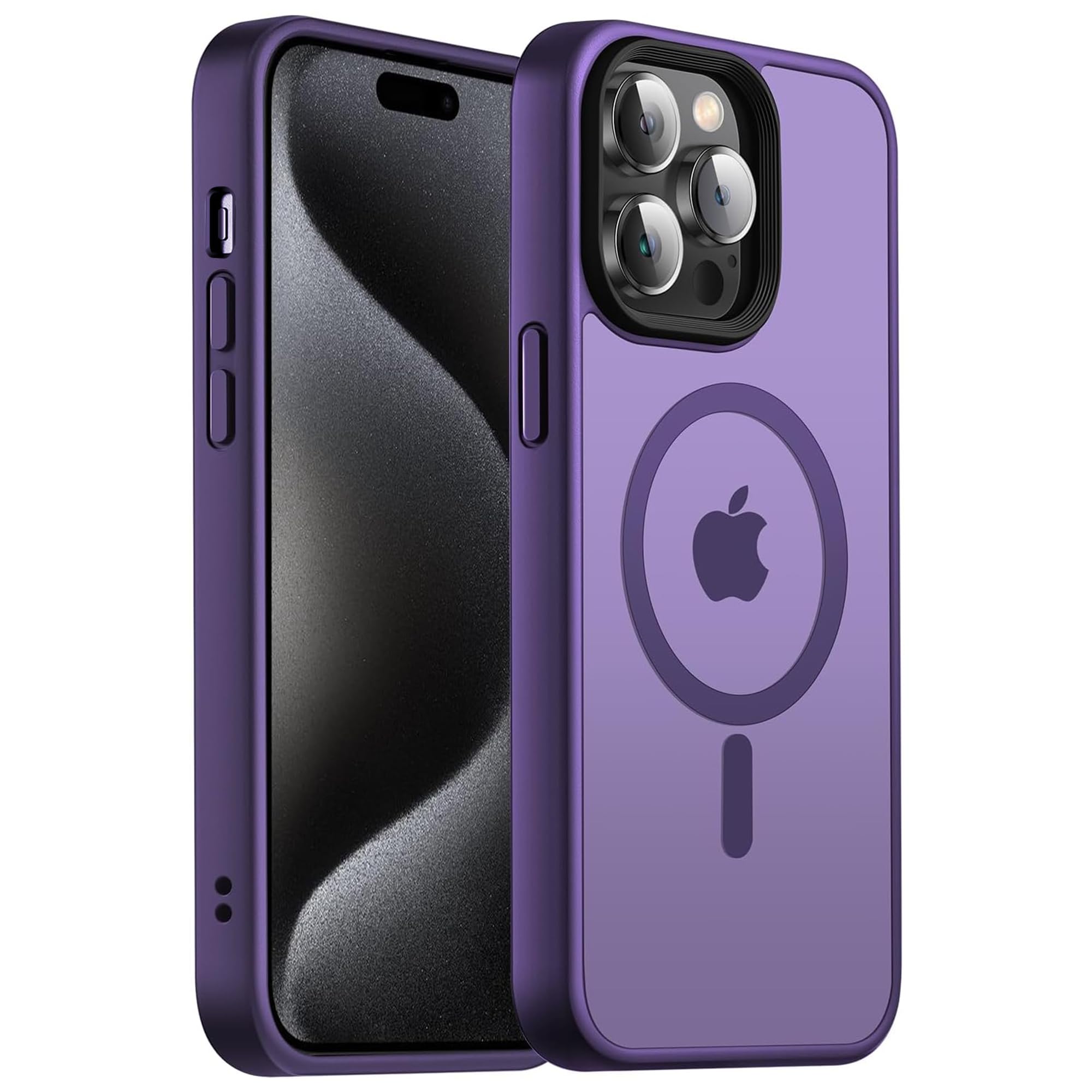 for iPhone 17 Pro Max case with Camera Lens Protector[10Ft Military-Grade Protection] Compatible with fit MagSafe Shockproof Slim Thin Cover case for iPhone 17 Pro Max 6.9 inch, Orange Bumper