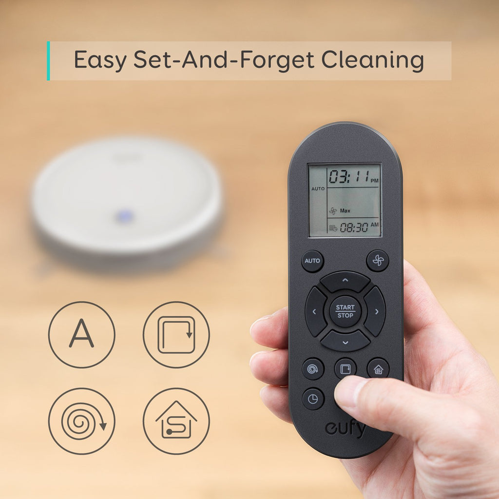 eufy 11S MAX Robot Vacuum Cleaner, Super Thin, Quiet | Self-Charging, Easy to use, Cleans Hard Floors to Medium-Pile Carpets, Black