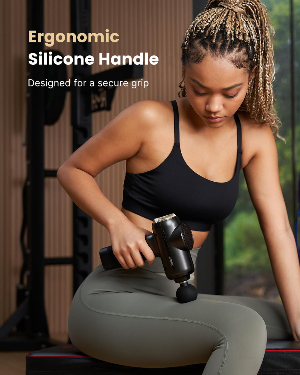 RENPHO Active Thermacool 2 Massage Gun with Heat and Cold, VA Display | Handheld 10mm Deep Tissue Massager for Neck, Back, Muscle Comfort, FSA Eligible Gift for Men, Athletes, Women, HSA