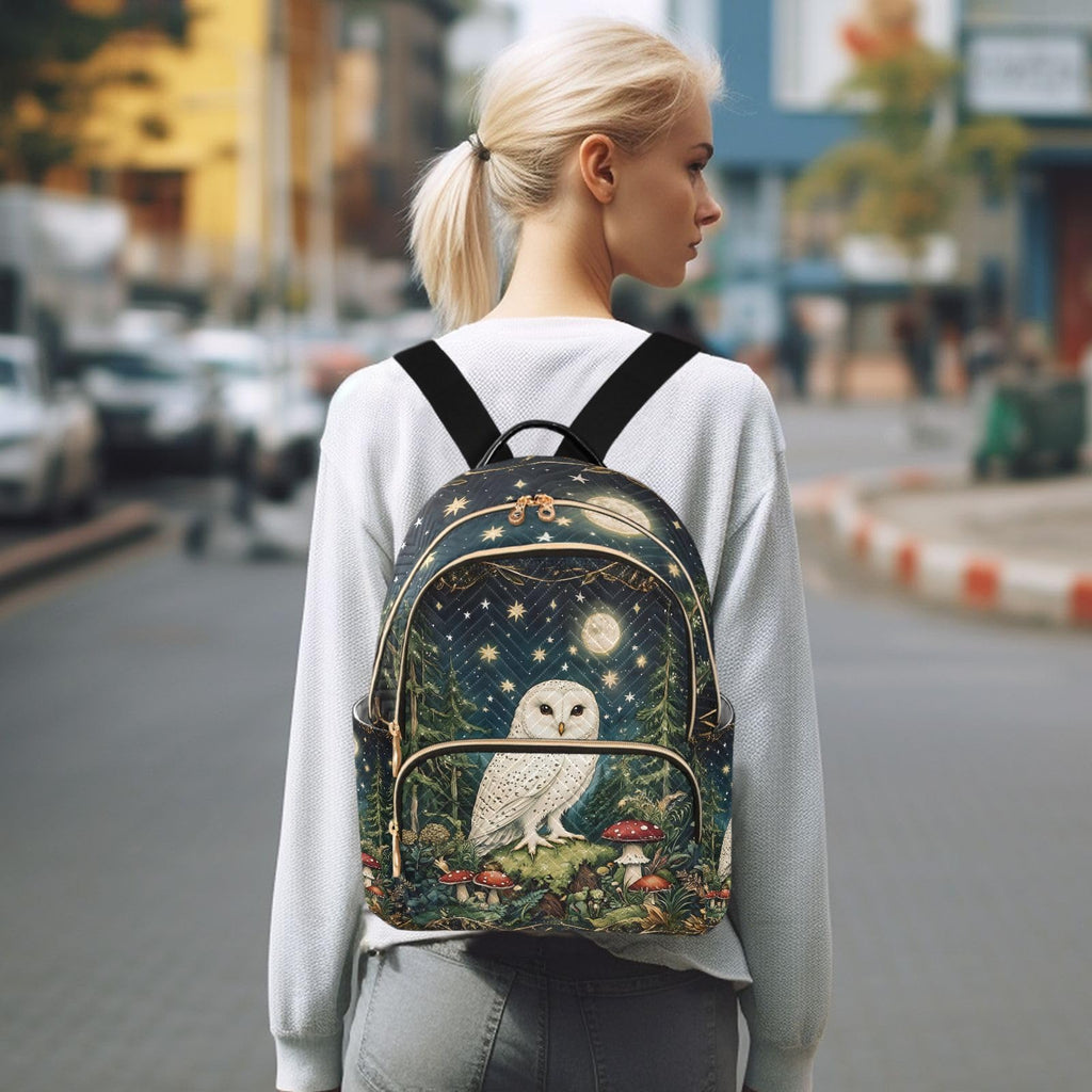 ALAZA Sun Moon Stars Witchy Small Backpack Purse for Women Travel Bag Fashion Daypack Back Pack Shoulder Bag