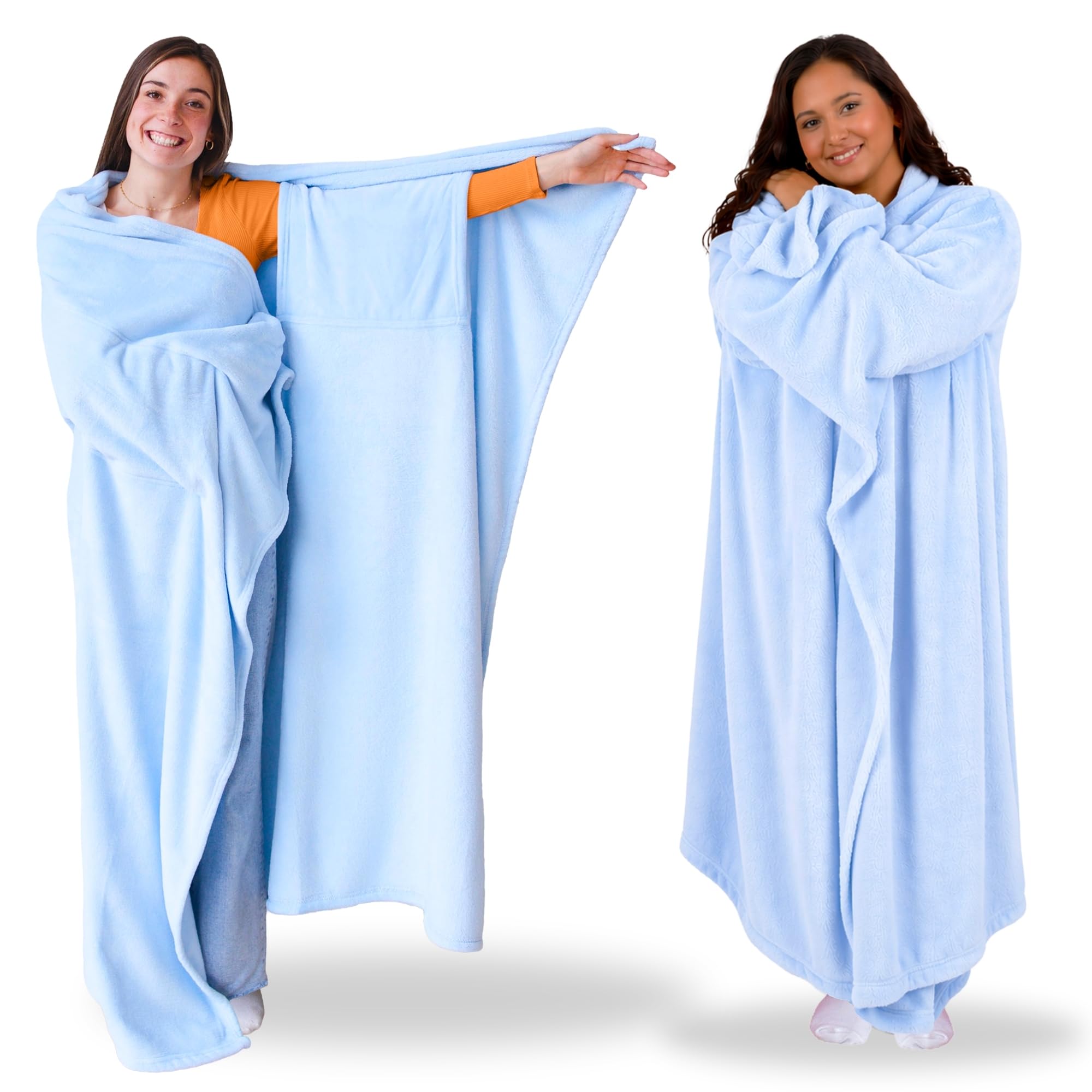 Super Blanky Wearable Blankets for Women & Men, Graduation Day Gift for Her, Cozy Gifts for Women, Wife Birthday Gifts Ideas