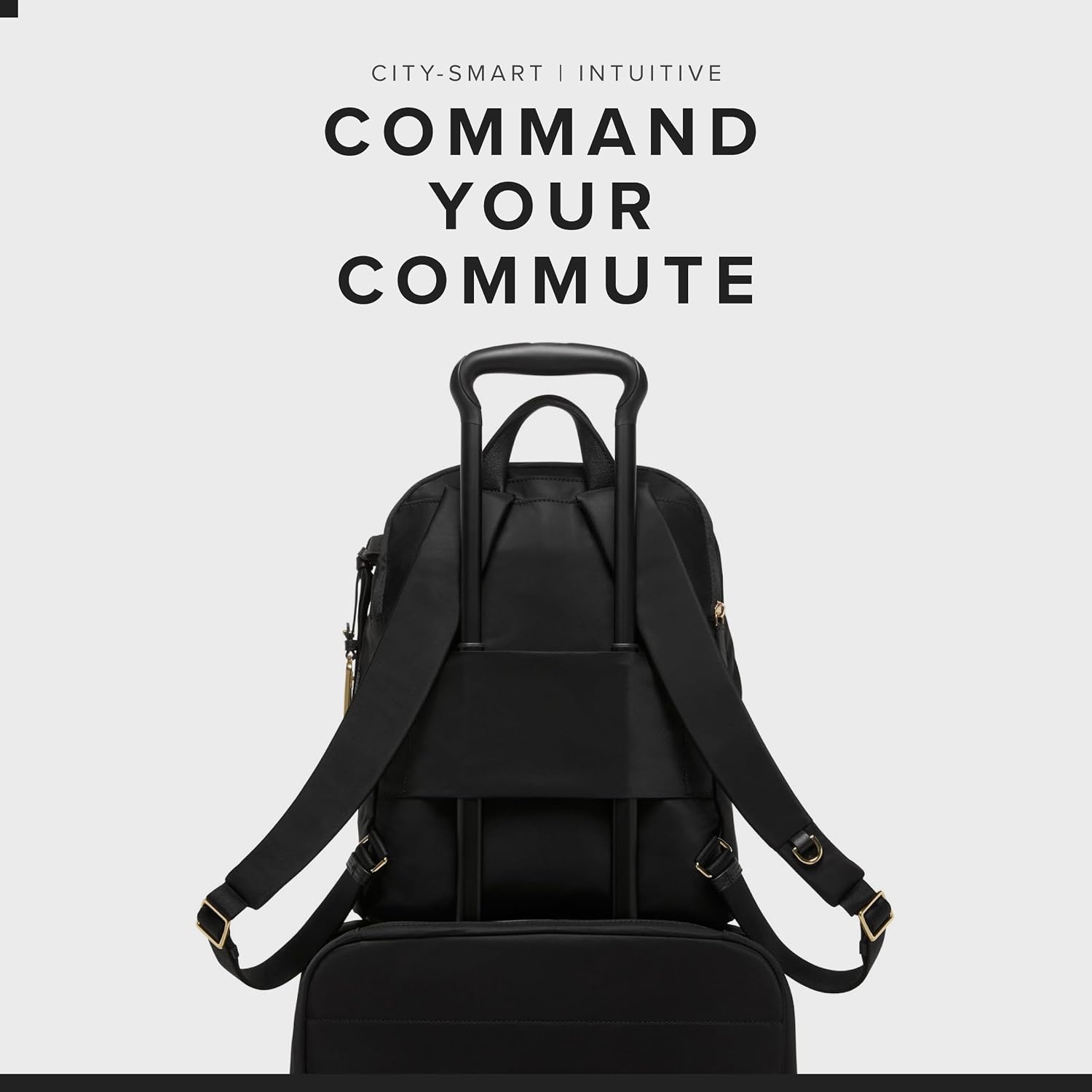 TUMI - Voyageur Halsey Backpack - Travel Backpack - For Business, Fashion, Commute - Holds Up to 14" Screens - Black & Gold