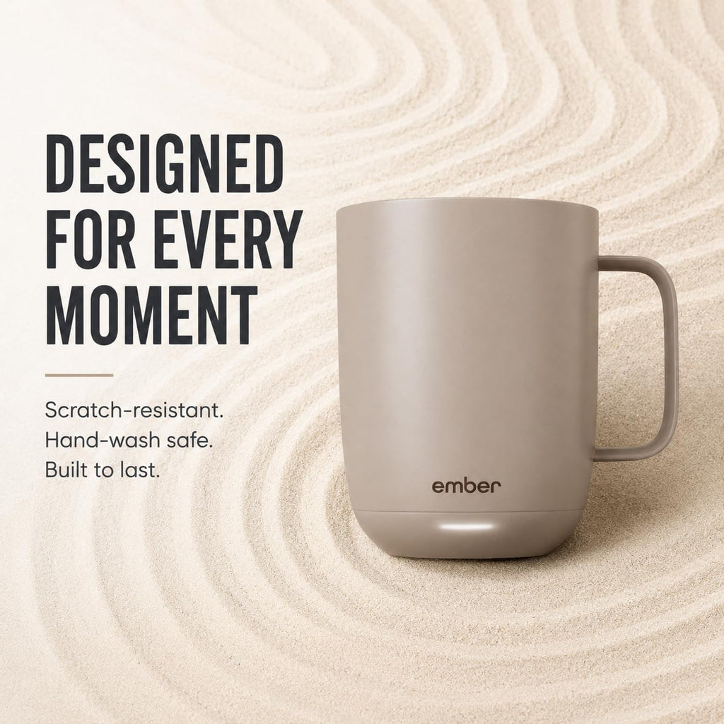 Ember Temperature Control Smart Mug 2, 14 Oz, App-Controlled Heated Coffee Mug with 80 Min Battery Life and Improved Design, White