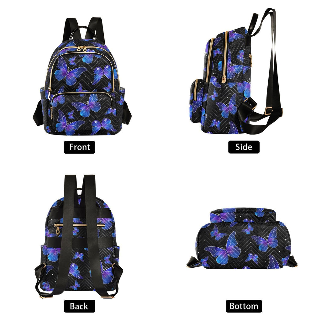 ALAZA Sun Moon Stars Witchy Small Backpack Purse for Women Travel Bag Fashion Daypack Back Pack Shoulder Bag