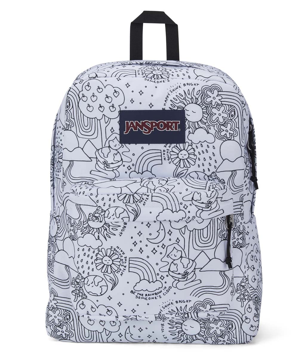 JanSport SuperBreak One Backpacks - Durable, Lightweight Bookbag with 1 Main Compartment, Front Utility Pocket with Built-in Organizer - Premium Backpack, Black