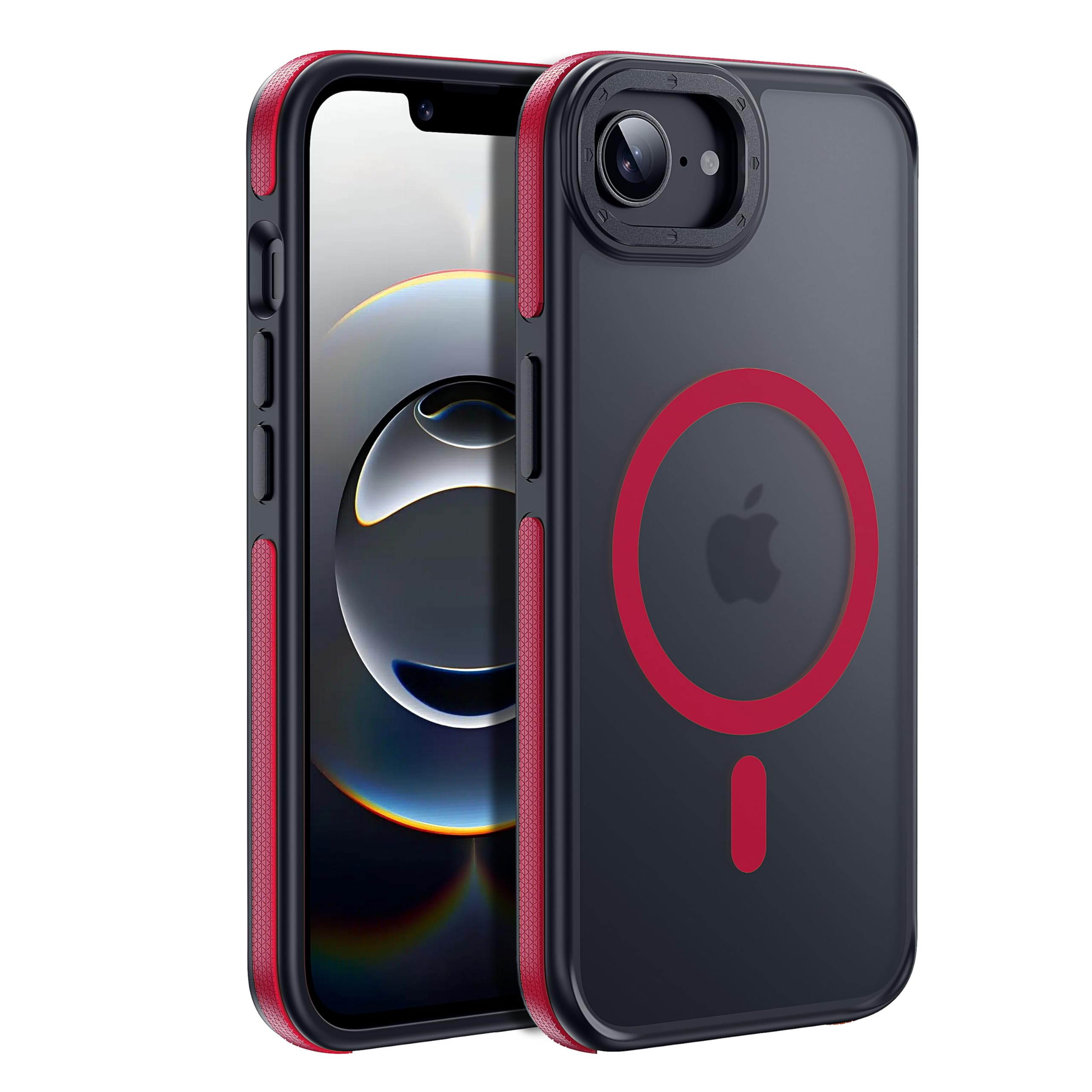 for iPhone 17 Pro Max case with Camera Lens Protector[10Ft Military-Grade Protection] Compatible with fit MagSafe Shockproof Slim Thin Cover case for iPhone 17 Pro Max 6.9 inch, Orange Bumper