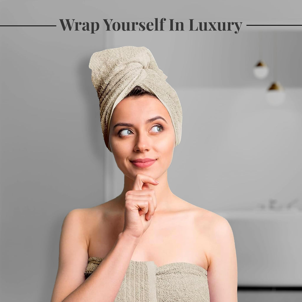 Tens Towels Pack of 4 Extra Large Bath Towels 30 x 60 Inches, 100% Cotton, Larger & Lighter Weight, Quicker to Dry, Super Soft and Absorbent, Perfect for Bathroom, Black