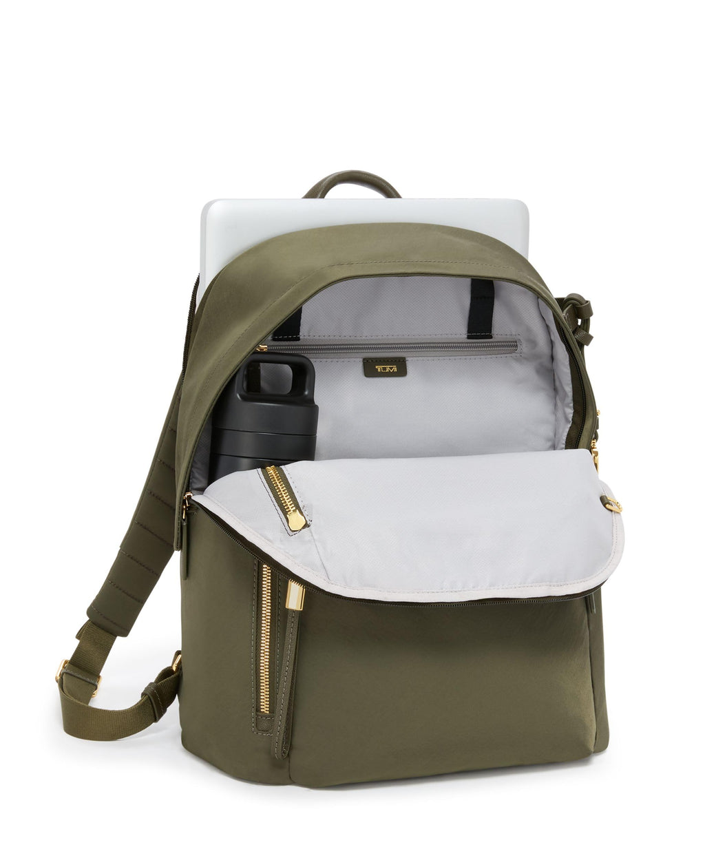 TUMI - Voyageur Halsey Backpack - Travel Backpack - For Business, Fashion, Commute - Holds Up to 14" Screens - Black & Gold