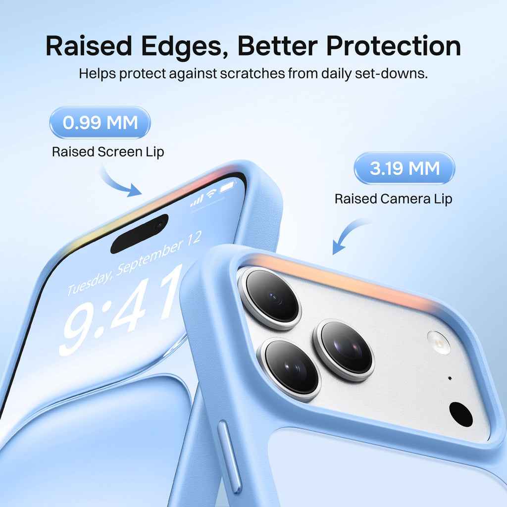 Magnetic for iPhone 17 Pro Max Case, Compatible with MagSafe, [Military Grade Drop Protection] Translucent Matte Shockproof Protective Anti-Fingerprint Phone Case, 6.9", Dark Purple