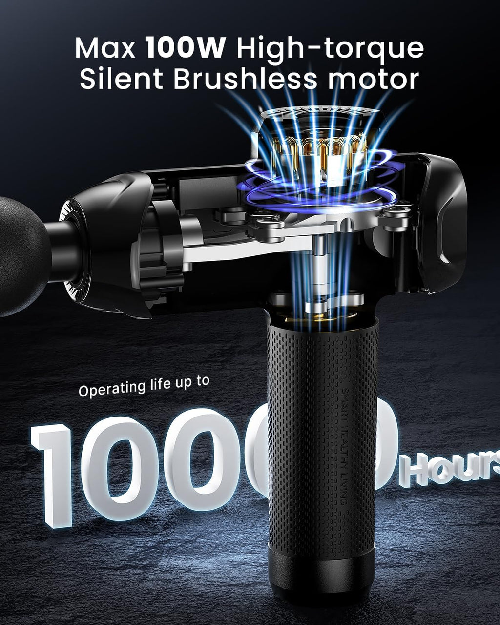 RENPHO Active Thermacool 2 Massage Gun with Heat and Cold, VA Display | Handheld 10mm Deep Tissue Massager for Neck, Back, Muscle Comfort, FSA Eligible Gift for Men, Athletes, Women, HSA