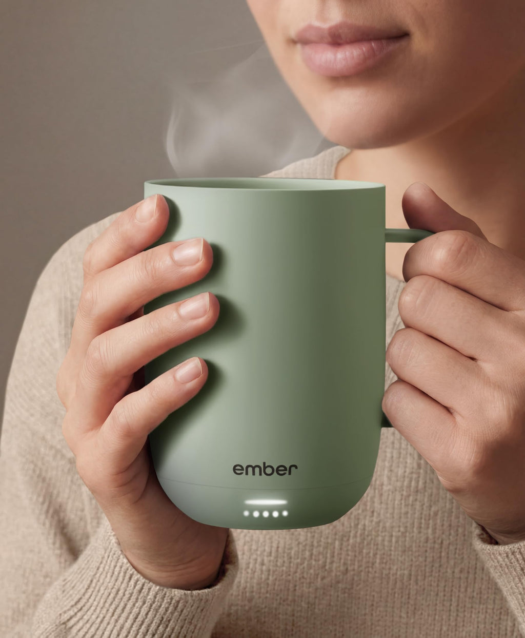 Ember Temperature Control Smart Mug 2, 14 Oz, App-Controlled Heated Coffee Mug with 80 Min Battery Life and Improved Design, White