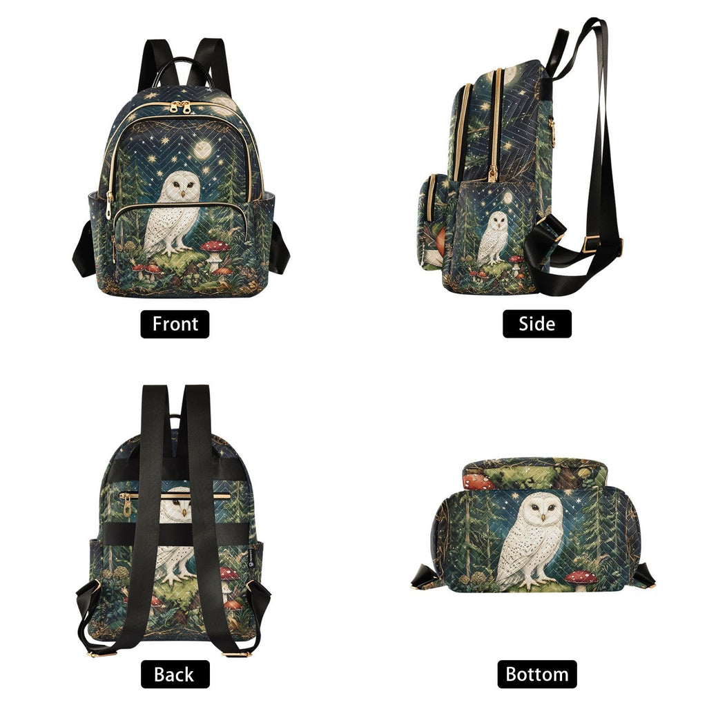 ALAZA Sun Moon Stars Witchy Small Backpack Purse for Women Travel Bag Fashion Daypack Back Pack Shoulder Bag