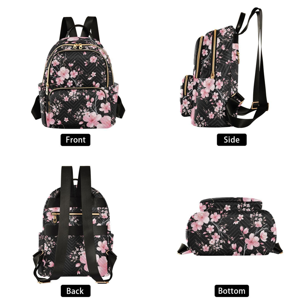 ALAZA Sun Moon Stars Witchy Small Backpack Purse for Women Travel Bag Fashion Daypack Back Pack Shoulder Bag