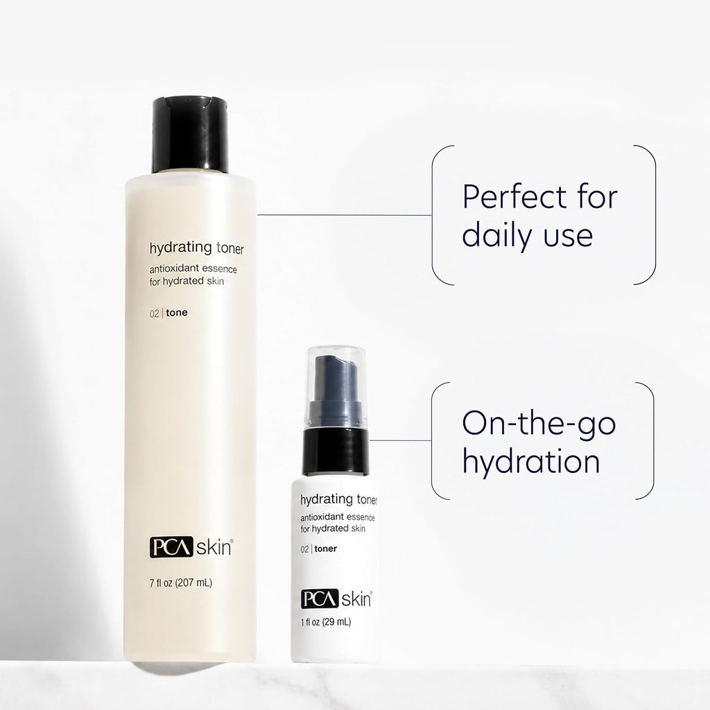 PCA SKIN Hydrating Face Toner - Alcohol-Free Moisturizing Antioxidant Facial Treatment to Purify Pores, Alcohol-Free & Non-Comedogenic Formula