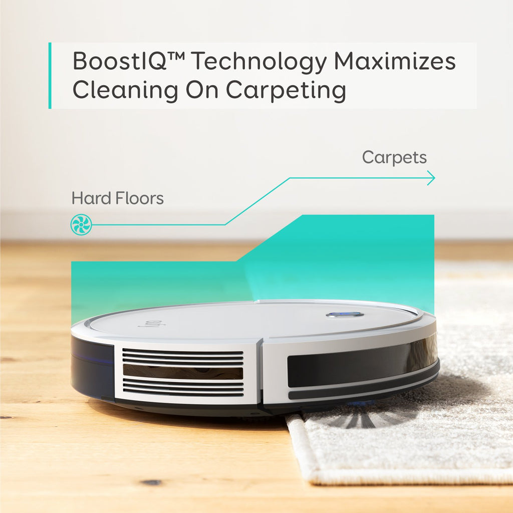 eufy 11S MAX Robot Vacuum Cleaner, Super Thin, Quiet | Self-Charging, Easy to use, Cleans Hard Floors to Medium-Pile Carpets, Black