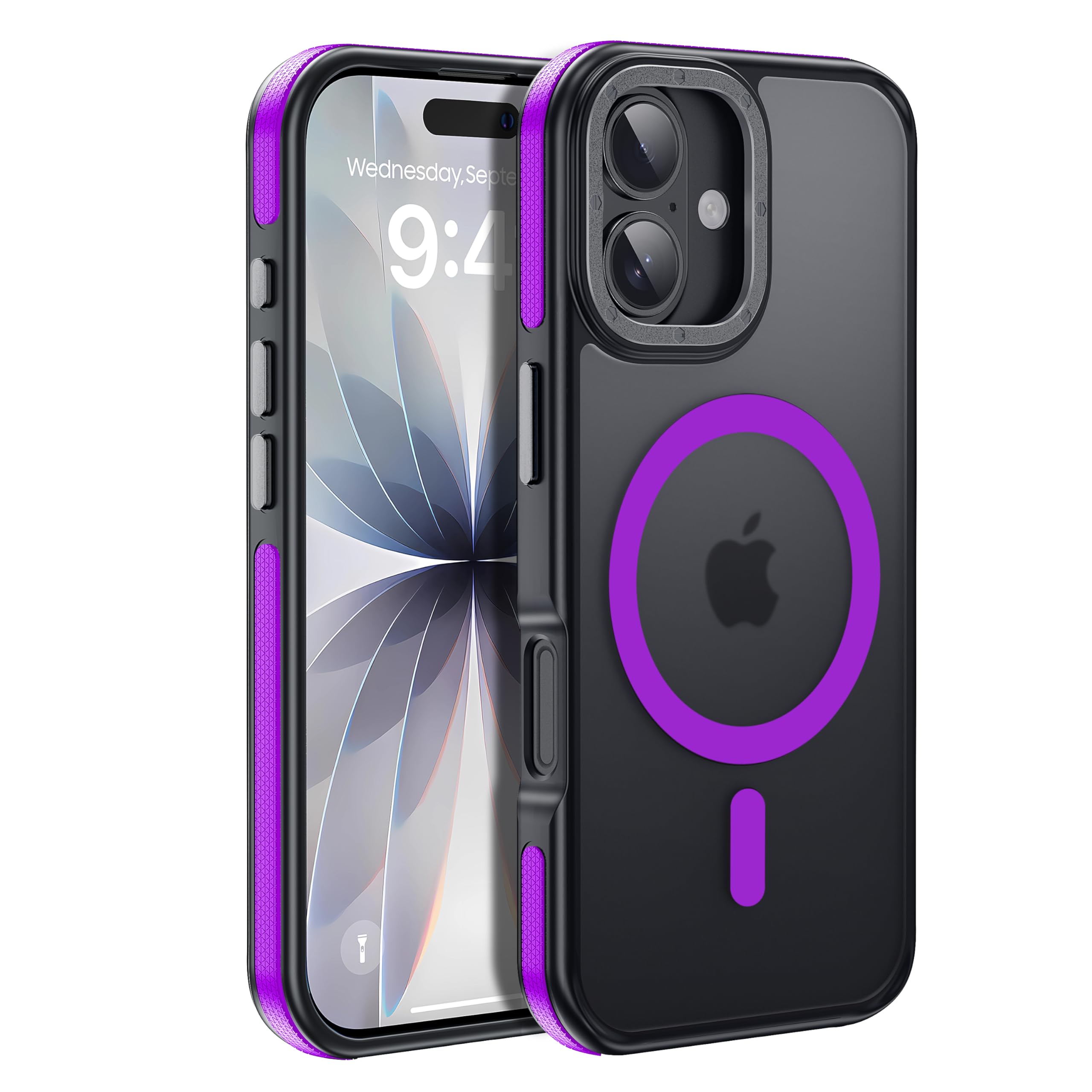 for iPhone 17 Pro Max case with Camera Lens Protector[10Ft Military-Grade Protection] Compatible with fit MagSafe Shockproof Slim Thin Cover case for iPhone 17 Pro Max 6.9 inch, Orange Bumper