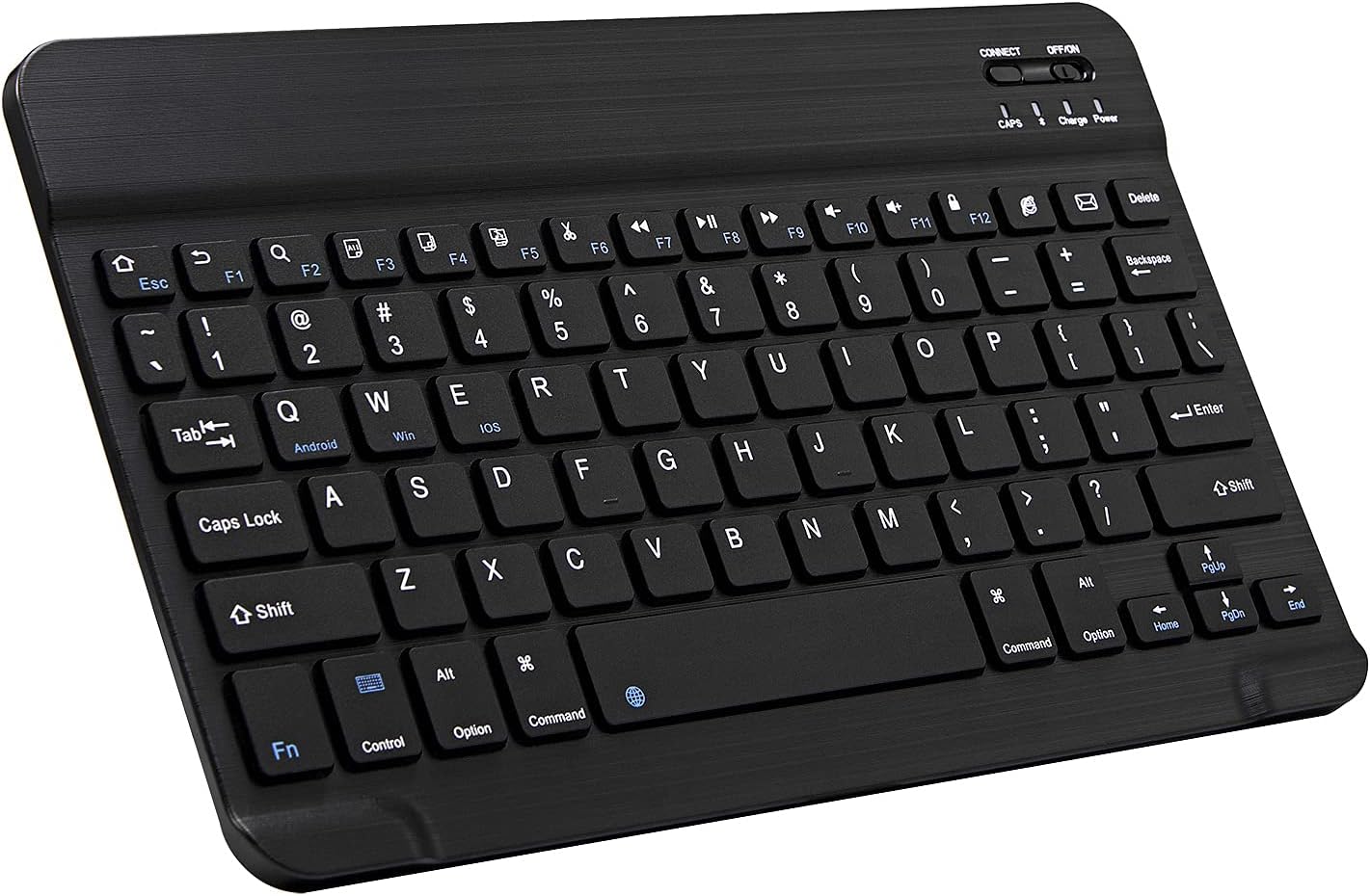 Ultra-Slim Bluetooth Keyboard Portable Mini Wireless Keyboard Rechargeable for Apple iPad iPhone Samsung Tablet Phone Smartphone iOS Android Windows (10 inch Light Green)