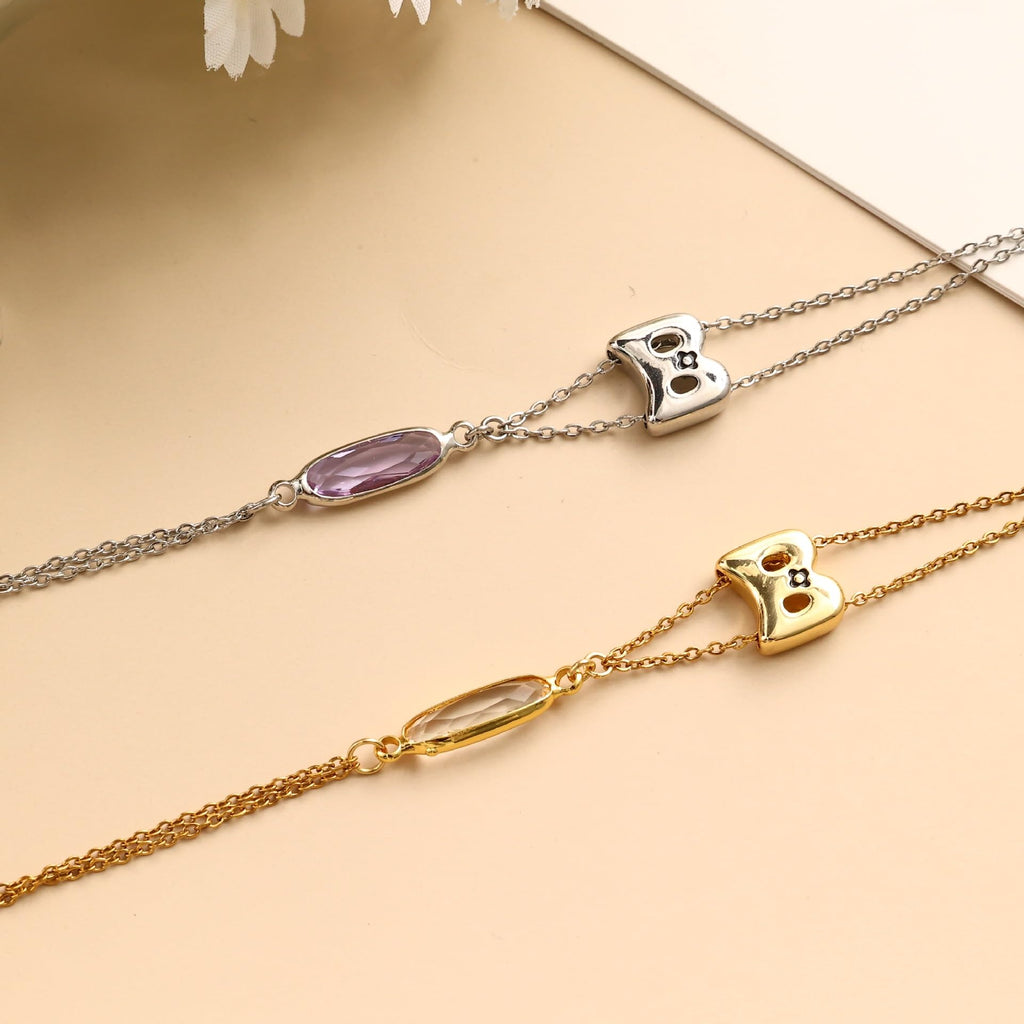 Personalized Name Bracelet for Women | Custom Bubble Letter, Jewelry Gift for Mom, Bridesmaid, Girlfriend