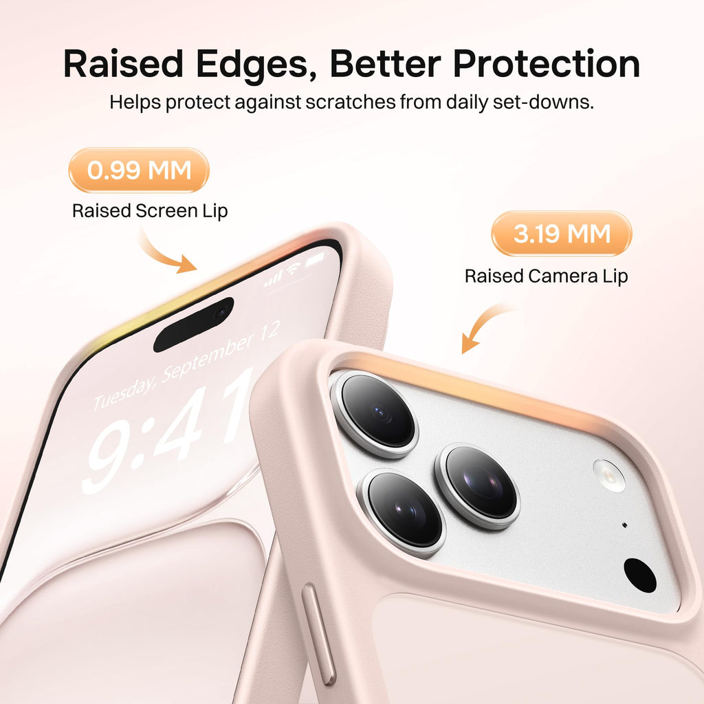 Magnetic for iPhone 17 Pro Max Case, Compatible with MagSafe, [Military Grade Drop Protection] Translucent Matte Shockproof Protective Anti-Fingerprint Phone Case, 6.9", Dark Purple