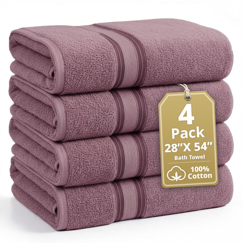 LANE LINEN Bathroom Towels Set of 18 – Zero Twist, 100% Mercerized Cotton Towel, 6 Bath, 6 Handtowel & 6 Washcloths, Luxury Hotel Design, Perfect for Salon & Guests, Machine Washable – Cerulean Blue