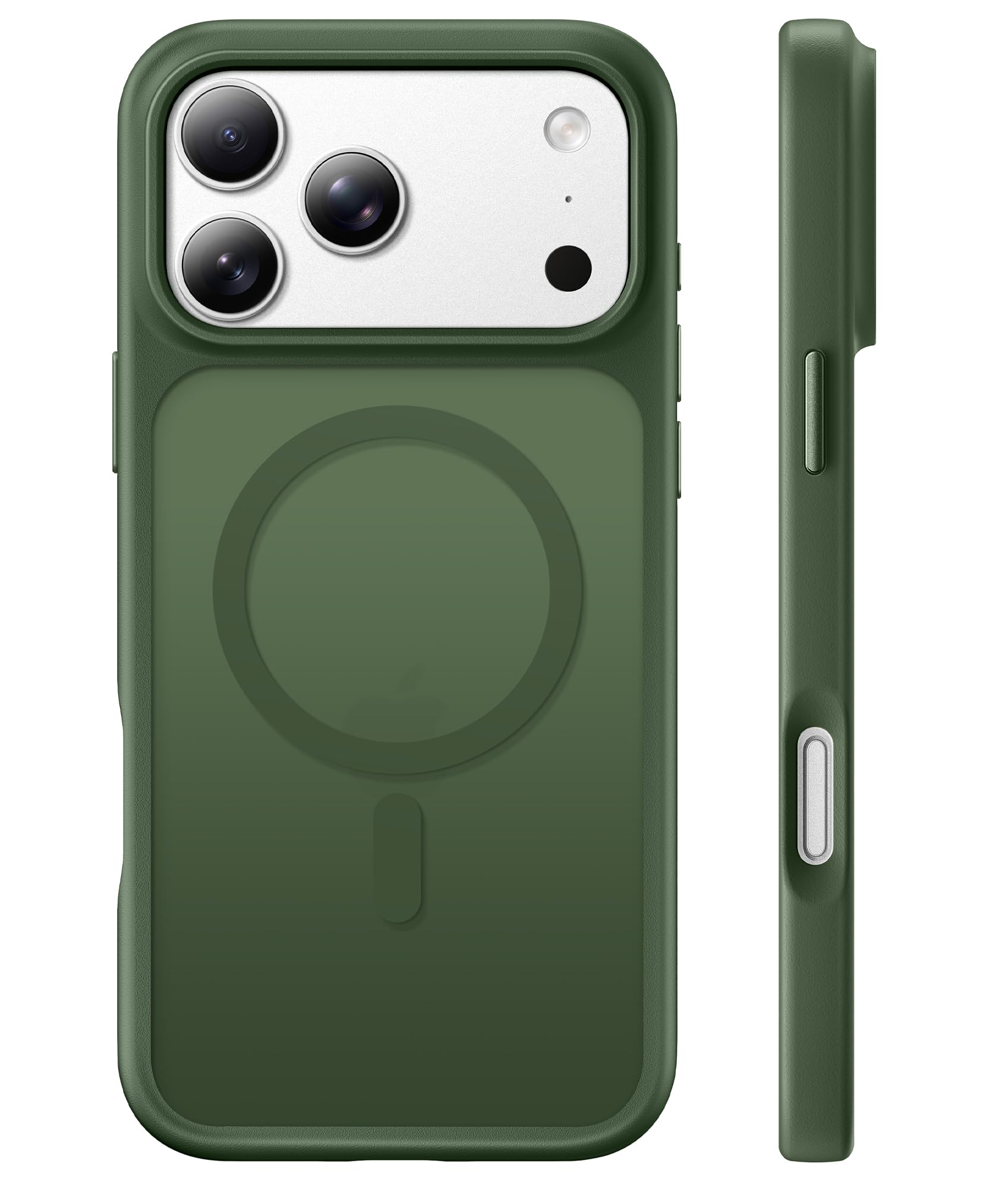 Magnetic for iPhone 17 Pro Max Case, Compatible with MagSafe, [Military Grade Drop Protection] Translucent Matte Shockproof Protective Anti-Fingerprint Phone Case, 6.9", Dark Purple