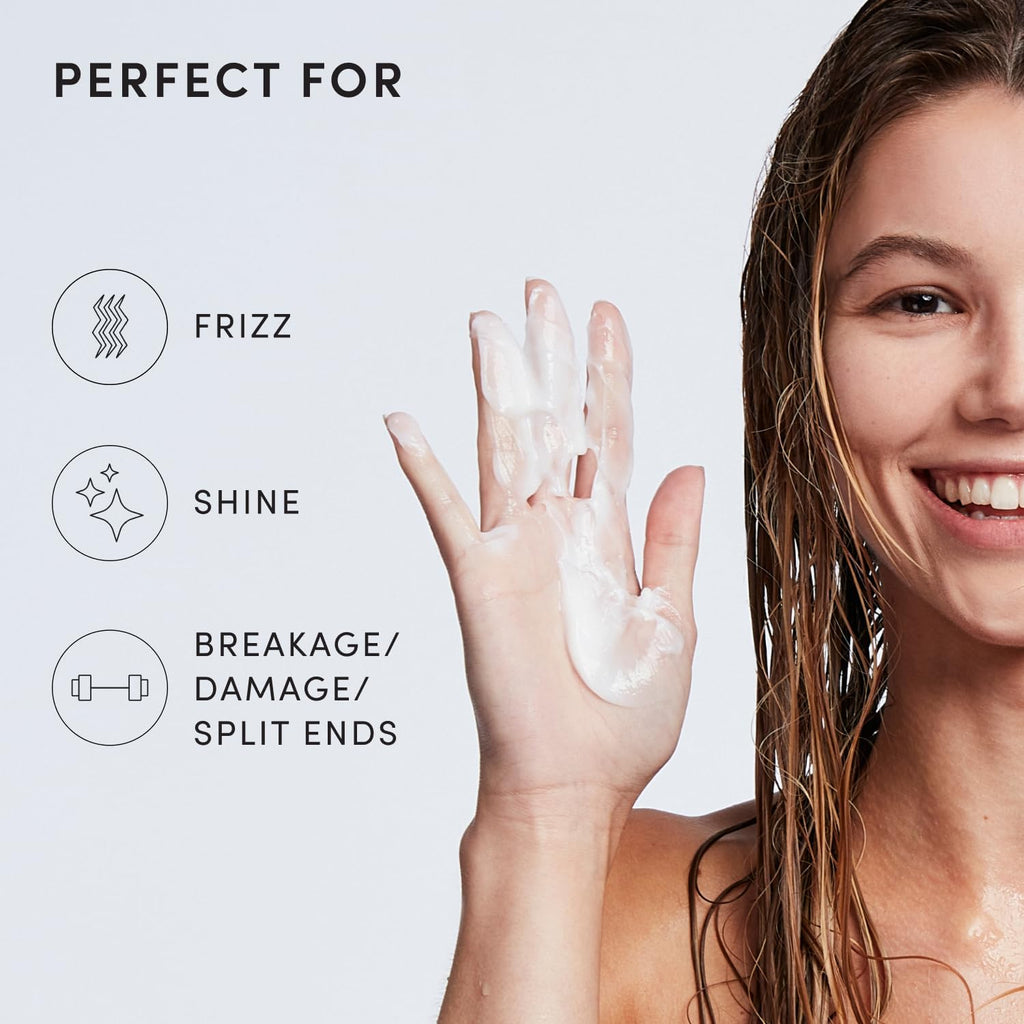 OUAI Fine Hair Conditioner - Volumizing Conditioner for Fine Hair Made with Keratin, Biotin and Chia Seed Oil - Adds Softness, Bounce and Volume - Free from Parabens, Sulfates, and Phthalates (10 Oz)