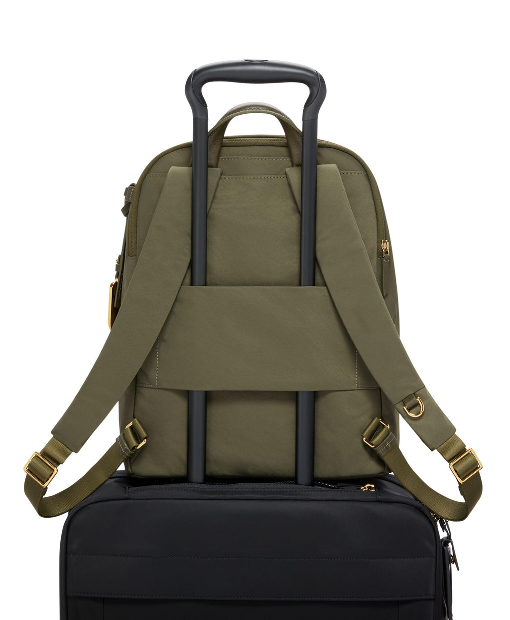 TUMI - Voyageur Halsey Backpack - Travel Backpack - For Business, Fashion, Commute - Holds Up to 14" Screens - Black & Gold