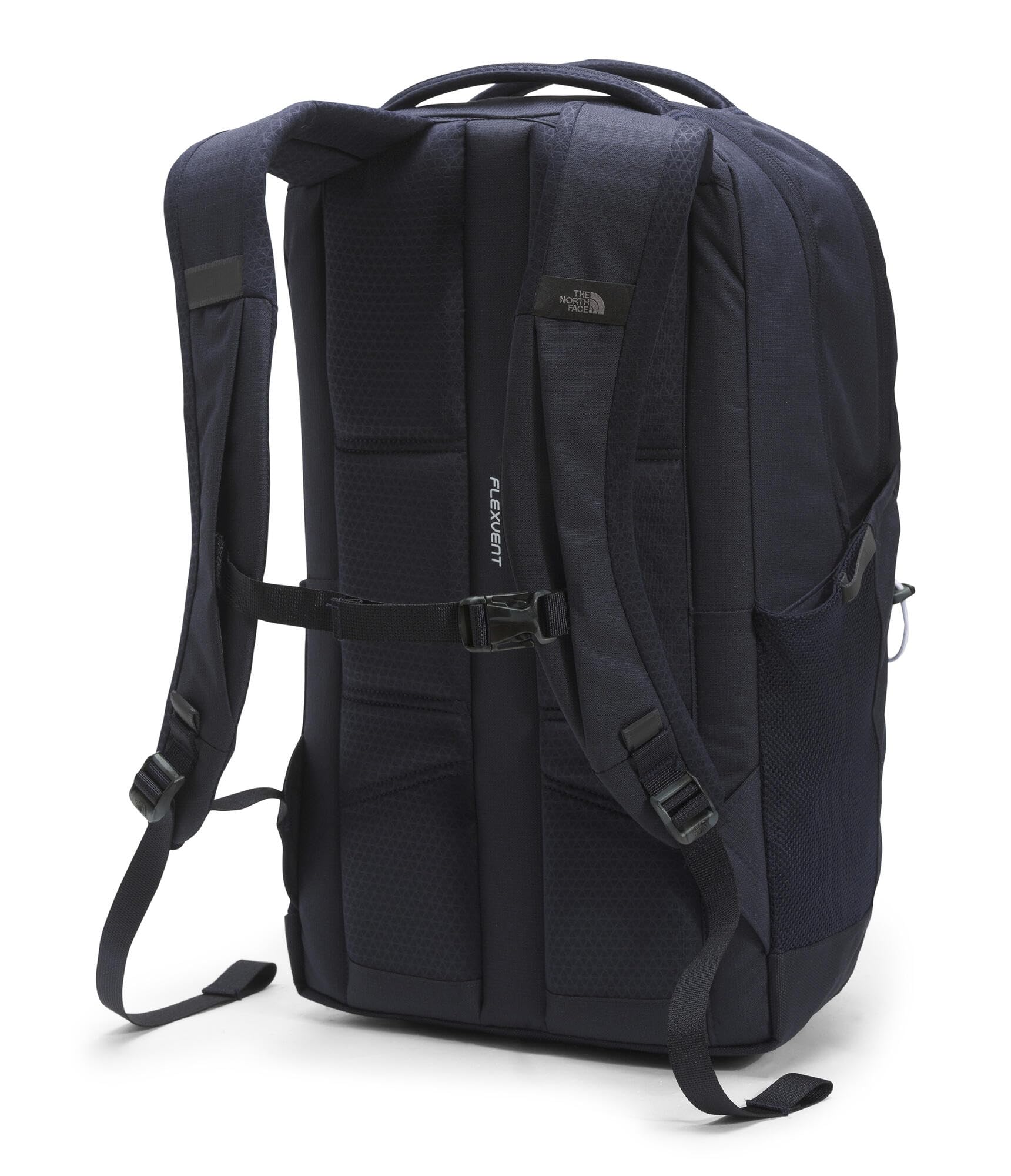 The North Face Jester Everyday Laptop Backpack - Commuter Daypack, Water Repellent, Laptop Sleeve, TNF Black-NPF, One Size | 28L recycled polyester with DWR finish, padded 16 in sleeve, chiropractor-endorsed FlexVent suspension, bottle pockets