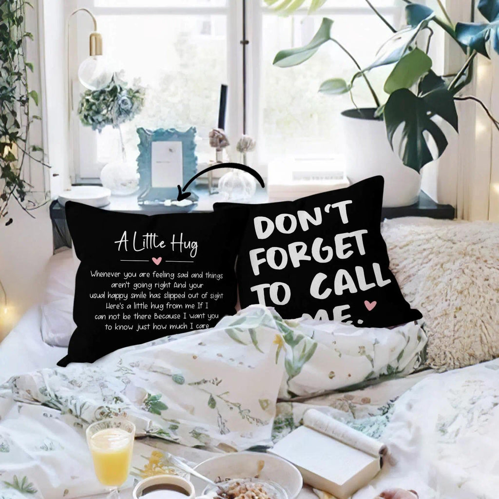 HIWX College Dorm Decor,Funny Have Fun Be Safe Make Good Choices Call Your Mom Decorative 18 x 18 Throw Pillow Cover,Call Your Mom Pillow,Throw Pillows for Dorm Bed Room Student Decor Pillowcase