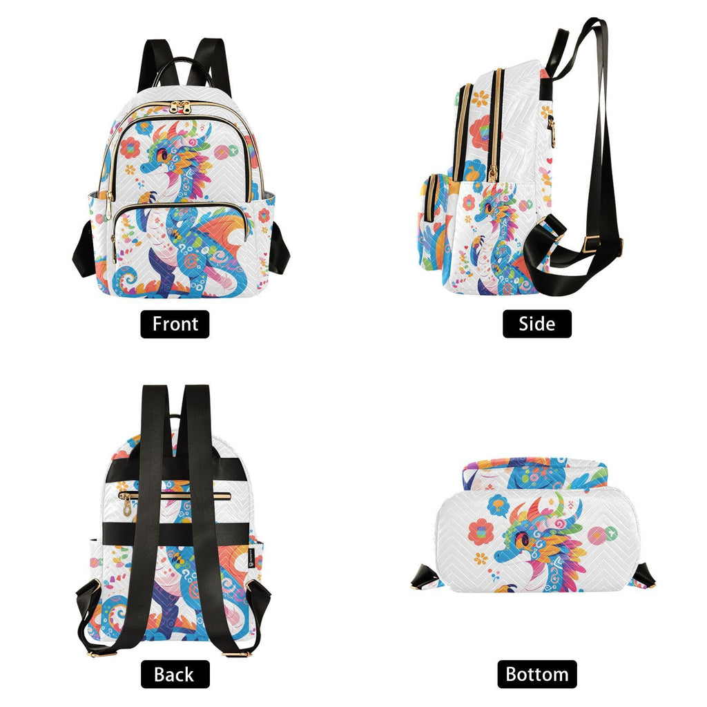 ALAZA Sun Moon Stars Witchy Small Backpack Purse for Women Travel Bag Fashion Daypack Back Pack Shoulder Bag